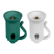 C7 Christmas Bulb Replacement Sockets For Traditional String Lights SPT2 (100 Pack)