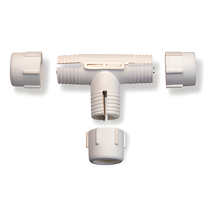 2 Wire 1/2 Inch Rope Light T-Connector (5 Pack)
