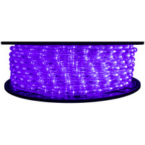 LED Neon Rope Light Fleur de Lis Mardi Gras Motif - Lighted Silhouette - Purple - 15 inch - Birddog Lighting