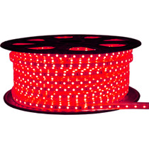 Red LED Strip Light - 120 Volt - High Output (SMD 3528) - 148 Feet