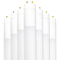 4 Foot 18 Watt Hybrid LED T8 Tube Light - DLC & UL - Plug & Play & Bypass (Case of 30) - only $4.99 Each