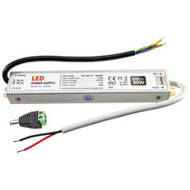 12 Volt Mini LED Neon Strip Light Power Supply - 2.5 Amp - 30 Watt - Weatherproof