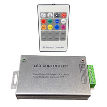 RGB Color Changing 360 Degree LED Neon Rope Light Controller with Wireless Remote - 24 Volt