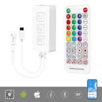 Smart LED RGB+WW Chasing Strip Light Controller - Addressable/Digital/IC - FCOB/SMD - Bluetooth - 12/24 Volt