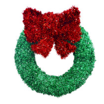 giant pre-lit LED Christmas wreath with bow - 36 or 38 inch giant pre-lit LED Christmas wreath with bow - 36 or 38 inch