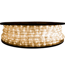 65' Warm White LED rope light spool. 24 Volts. Brilliant Brand. 1/2" diameter.
