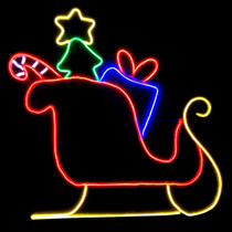 Santa’s Sleigh With Presents Christmas Decoration 38 Inch