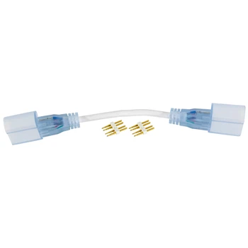 LED Neon 4-Wire 120-Volt RGB Rope Light Female to Female Extension