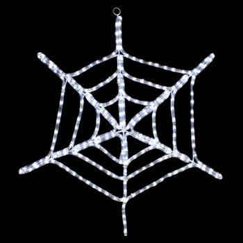 29 inch cool white led rope light Halloween spider led sign