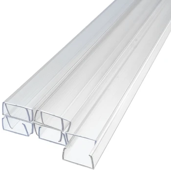 24 inch x 3/4 inch clear mounting track  for rgb led rope light