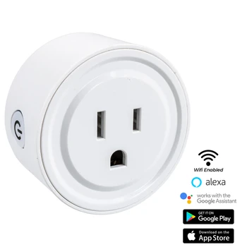 WiFi Smart Socket Outlet / Remote Control Wireless Plug - Alexa - Google Home - Smart Phone