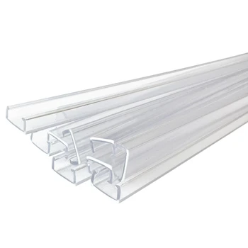 24 Inch LED FCOB Strip Light Mounting Track - Clear PVC Channel (10 Pack) - 120 Volt