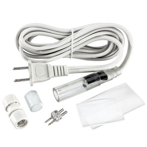 30 Piece 2-Wire 3/8 Inch Rope Light Power Accessory Kit