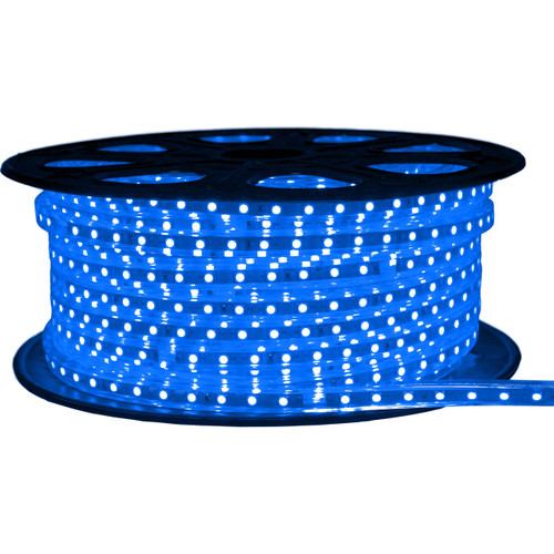 Blue LED Strip Light - 120 Volt - High Output (SMD 5050) - 148 Feet