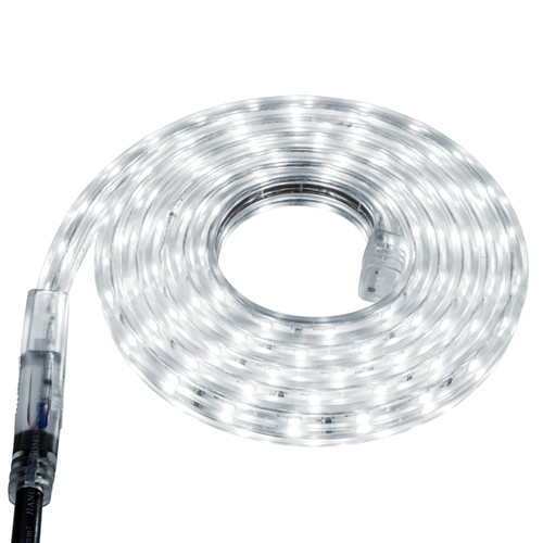 Cool White LED Strip Light - 120 Volt - High Output (SMD 3528) - Custom Cut
