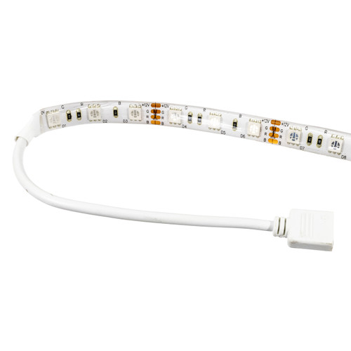 12V Flexible LED Strip Lights W/ DC Connector - 126 Lumens/ft - SMD5050 -  IP65 Rated