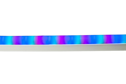 24 Inch x 11/16 Inch LED Neon Rope Light Mounting Track - White PVC ...