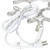 LED Rope Light Snowflake Motif - Lighted Silhouette - Cool White - 12 Inch