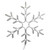  LED Rope Light Snowflake Motif v2 - Lighted Silhouette - Cool White - 24 Inch
