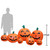 7 Piece Jack-O'-Lantern Pumpkin Family Halloween Inflatable - LED Lighted Yard Display
