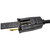Black LED Strip Light Power Cord Kit - 120 Volt - High Output (SMD-5050) - 6 Foot