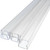 24 inch x 3/4 inch clear mounting track  for rgb led rope light