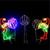 LED Rope Light Elves Tossing Presents Motif - Animated Lighted Silhouette - Multi-Color - 87 Inch