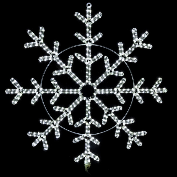 35 inch cool white led rope light snowflake motif v2 35 inch cool white led rope light snowflake motif v2