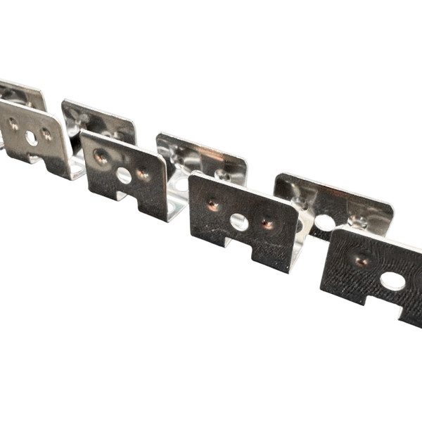 Flexible metal mounting track for 120V LED neon rope lights Flexible metal mounting track for 120V LED neon rope lights