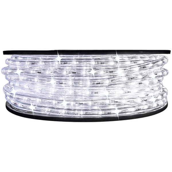 twinkling cool white LED rope light 148 feet