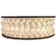148' Warm White LED rope light spool. 120 Volts. Brilliant Brand. 1/2" diameter.