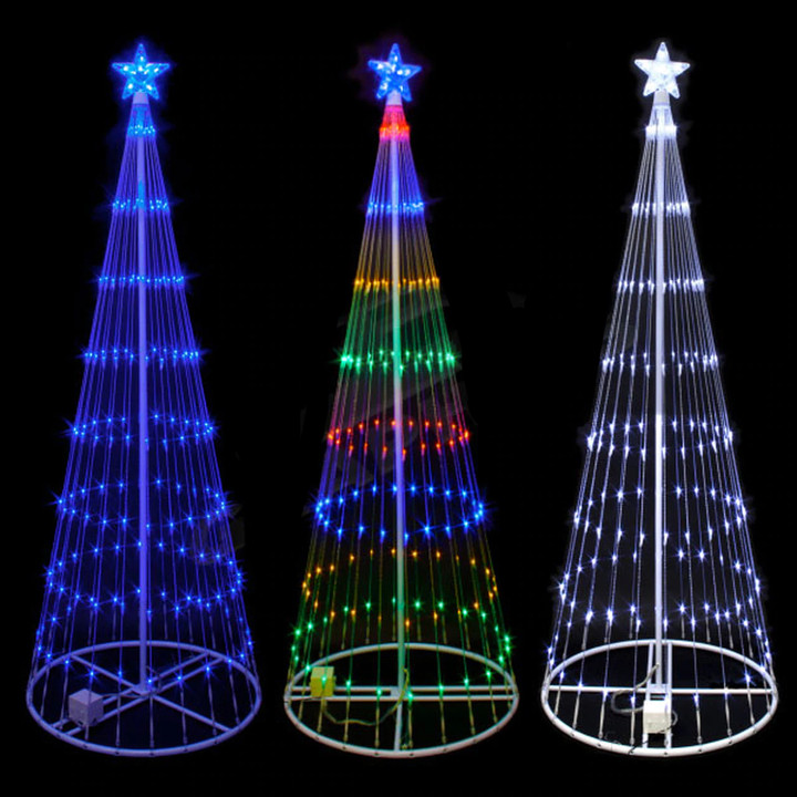 9 Foot LED Showmotion 3D Christmas Tree