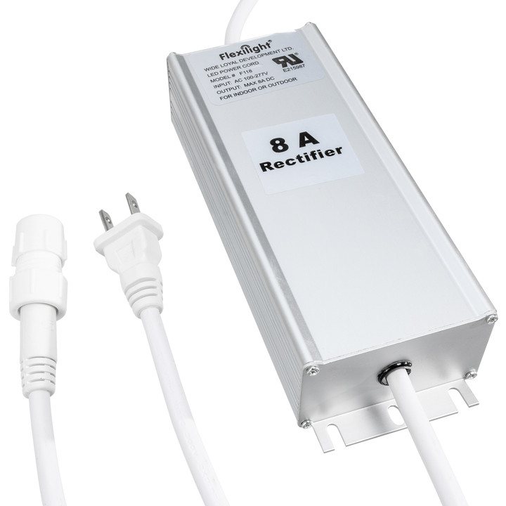 120 Volt 1/2 Inch High Output LED Rope Light Power Supply