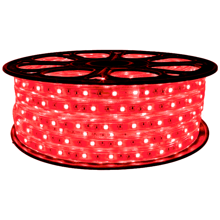 RGB Color Changing LED Strip Light - 120 Volt - High Output (SMD 5050) - 65 Feet