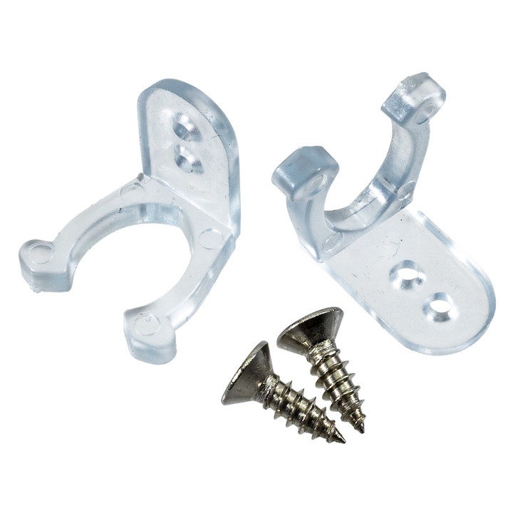3/8 inch rope light c-style mounting clips