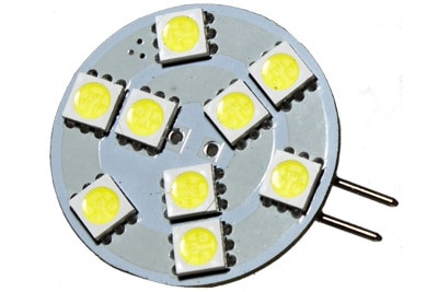9 LED 12 Volt G4(Side) Bulb (120deg)
