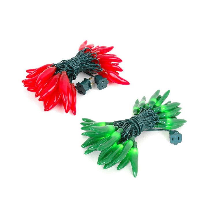 14 Foot Chili Pepper String Lights