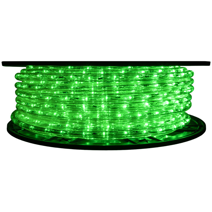 Green LED Rope Light - 120 Volt - 148 Feet