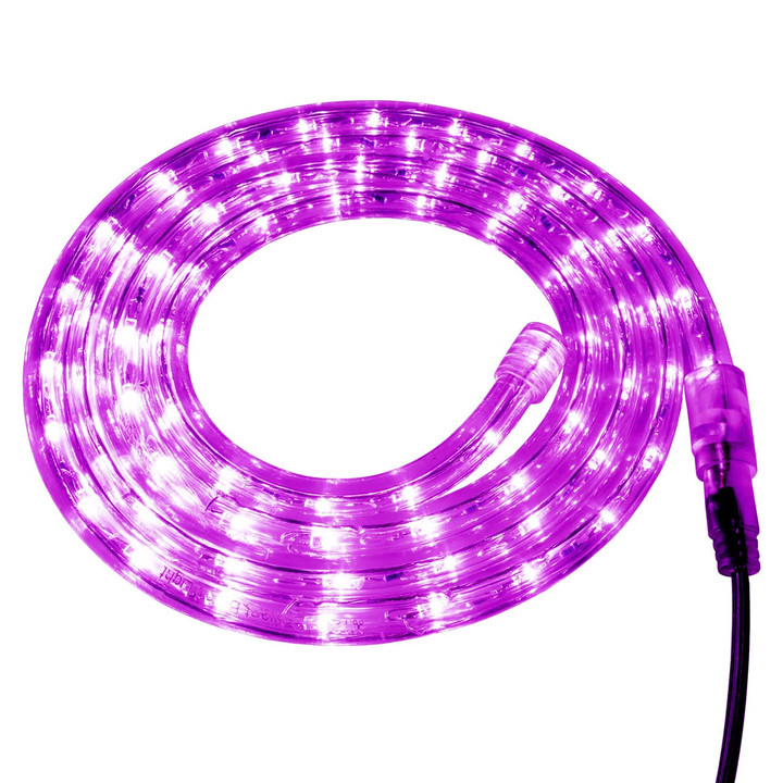 Pink/Fuchsia LED Rope Light - 120 Volt - Custom Cut