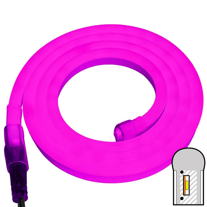Pink SMD LED Neon Strip Light - 120 Volt - Custom Cut