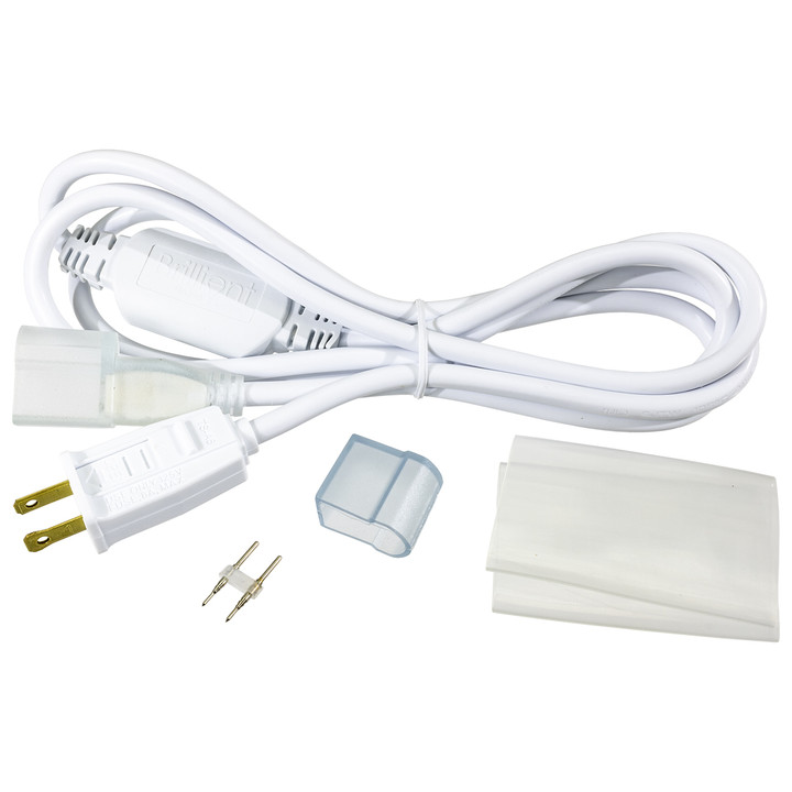 White LED Neon Rope Light Power Cord Kit - 120 Volt - 5 Feet