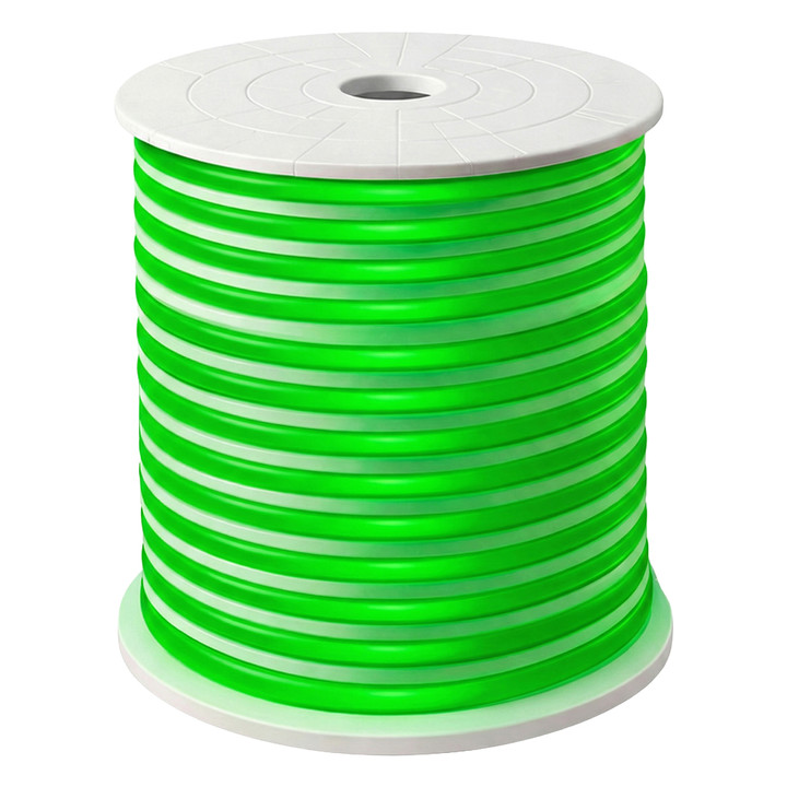 Green SMD LED neon rope light spool - 120 Volt - 148 Feet