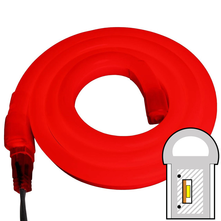 Red SMD LED Neon Rope Light - 120 Volt - Custom Cut
