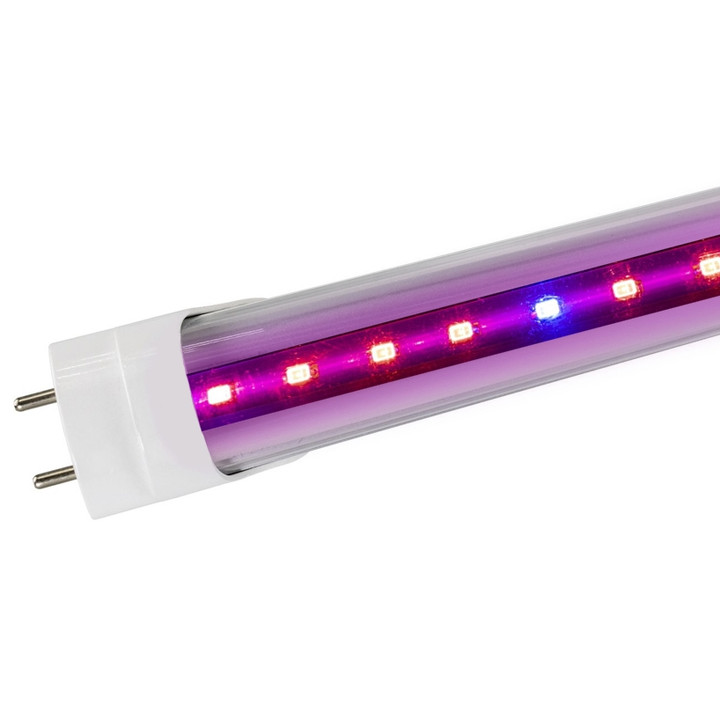4 Foot 15 Watt Hybrid LED T8 Red and Blue Grow Lights