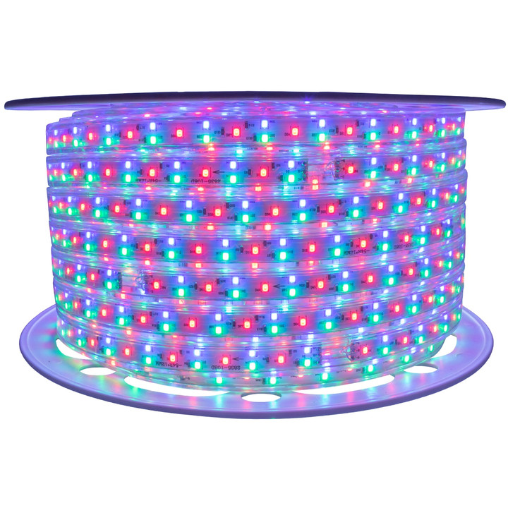 RGB SMD LED Color Changing Rope Light - 120 Volt - 148 Feet