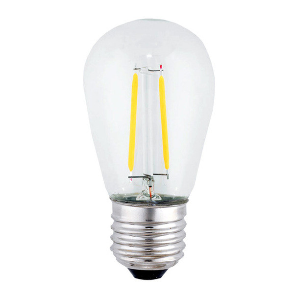 T50 S14 LED Filament Bulb - 1.8 Watts - Warm White