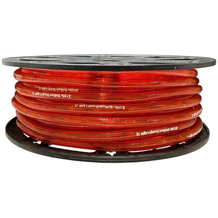 148' 120V Red Pro Series Rope Lights - Birddog Lighting