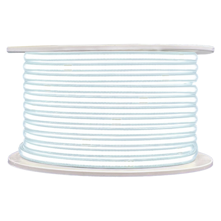 Cool White LED Strip Light - 120 Volt - High Output FCOB - Outdoor Use (IP65) - 148 Feet
