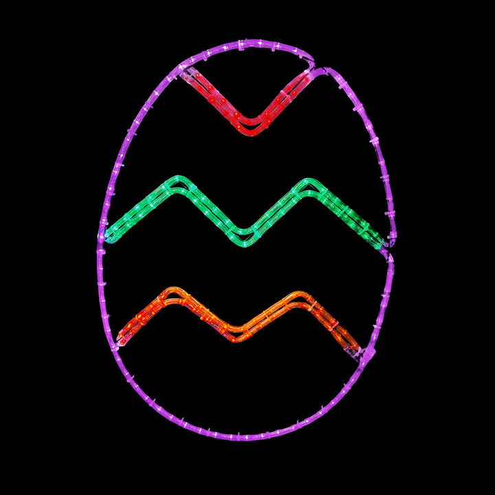 easter egg red, purple, green, amber