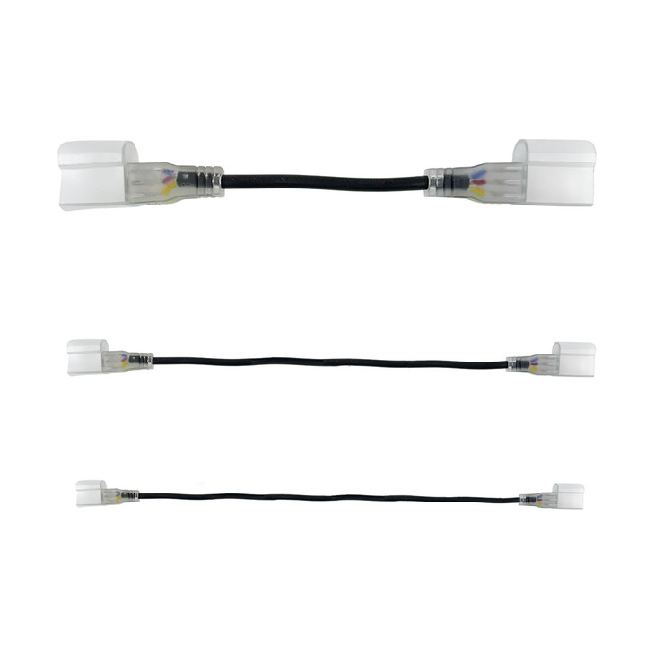 LED Neon Rope Light CCT Female to Female Extension - Black